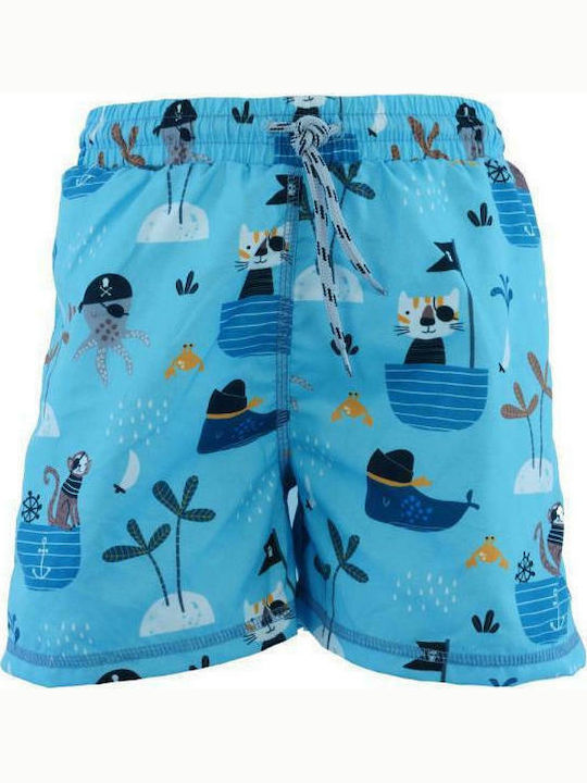 Tortue 082-350 Costum de baie pentru copii Pantaloni scurți de înot Albastru deschis S0-082-350