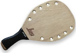 Joy Yatagan Sport Beach Racket Beige 345gr with Slanted Handle Black