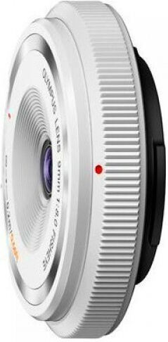 Crop Φωτογραφικός Φακός Body Cap 9mm Fisheye για Micro Four Thirds (MFT) Mount Λευκός