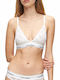 Calvin Klein Бял Женски бралет сутиен QF5845E-100