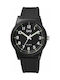 Q&Q Watch with Black Rubber Strap