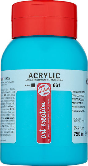 Royal Talens Art Creation Acrylic Acrylic Paint Set Turquoise Green 661 750ml 1pcs