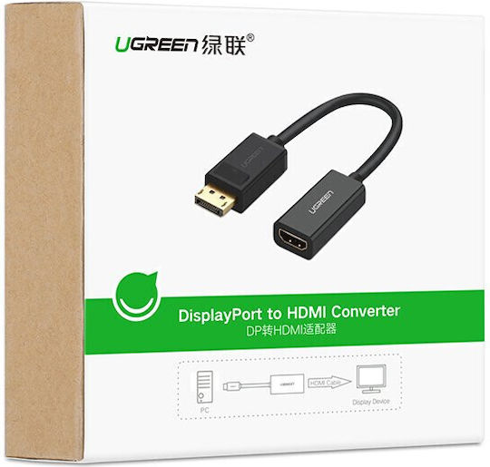 Ugreen Converter DisplayPort male to HDMI female 1pcs 40362