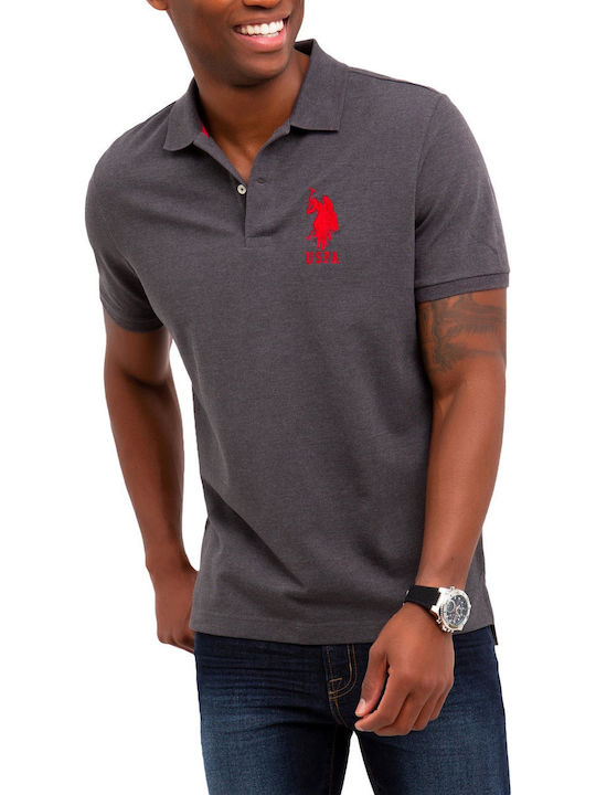 U.S. Polo Assn. Polo Μπλούζα Κοντομάνικη Γκρι