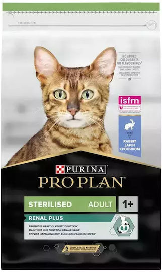 Pro Plan Sterilised Renal Plus Ξηρά Τροφή για Ενήλικες Στειρωμένες Γάτες με Κουνέλι 3kg