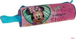 Diakakis Minnie Pencil Case Barrel with 1 Compartment Pink