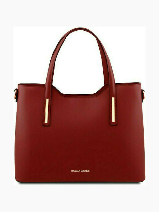 Tuscany Leather Olimpia Leder Damen Tasche Hand Rot