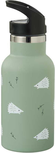 Fresk Kids Water Bottle Thermos Stainless Steel with Straw Hedgehog 350ml