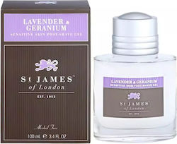 St James Of London Lavender & Geranium After Shave Gel 100ml St James Of London Lavender & Geranium After Shave Gel 100ml