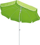 Campus Foldable Beach Umbrella Lime Diameter 2m Green