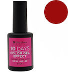 Bioshev Professional 10 Days Color Gel Effect Gloss Βερνίκι Νυχιών Μακράς Διαρκείας Κόκκινο 229 11ml