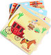 iwood Activity Book Western Cowboy Wooden Storybook made of Wood for 12++ Months