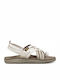 Voya Strappy Women's Flat Sandals Sporty White