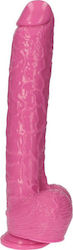 Toyz4lovers Italian Cock with Balls & Sunction Cup Italians Do It Better Realistic Silicone Dildo with Scrotum & Suction Cup Pink 39cm