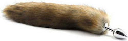 Toyz4lovers Long Fox Tail Anal Plug Πρωκτική Σφήνα Κίτρινη