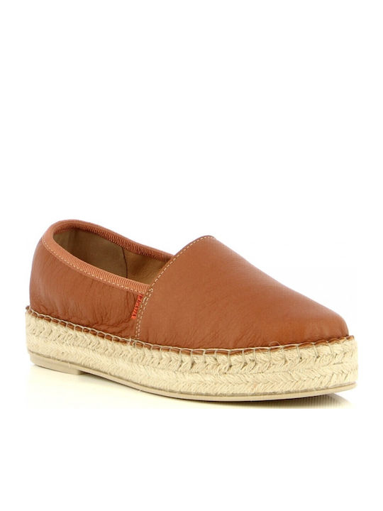 Ragazza Women's Leather Espadrilles Camel