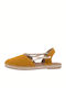 Women's Suede Espadrilles Yellow