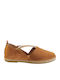 Women's Suede Espadrilles Tabac Brown