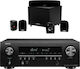 Denon Complete Home Cinema Set 5.1 150W Built-in WiFi Black and Polk Audio TL-1600