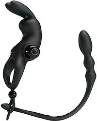 Pretty Love Vibration Penis Sleeve v with Anal Stimulation