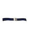 Strap PU with curl Blue 20mm