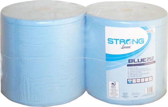 Lucart Strong Blue 252 Χαρτί Κουζίνας 2 Ρολά