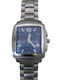 Buler Buccaneer Herrenuhr Batterie mit Silber Metallarmband