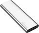 MediaRange MediaRange MR1100 USB-C 3.2 / 3.0 Externe Festplatten 120GB M.2 Silber