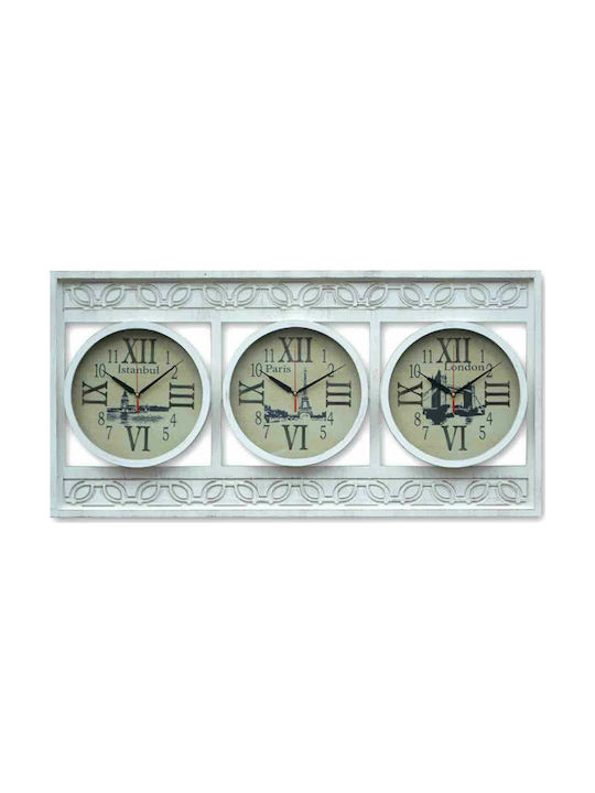 ARlight Ρολόι Τοίχου TGR-A-16 Ξύλινο 100x50cm