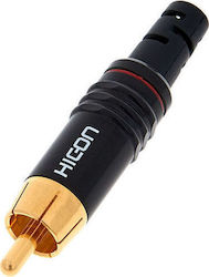 Hicon RCA male Connector 1pc