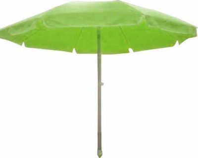 Campus Foldable Beach Umbrella Aluminum Lime Diameter 2m Green