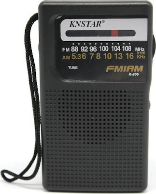 Knstar K-266 Mini Radio Battery Black