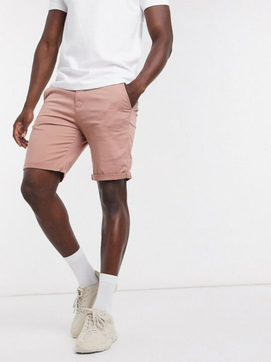Jack & Jones Men's Chino Shorts Pink