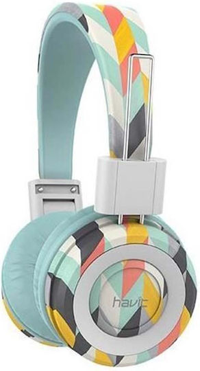 Havit HV-H2238D Жични On Ear Слушалки Светлосини