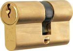 Domus Αφαλός για Τοποθέτηση σε Κλειδαριά 54mm 27/27 σε Χρυσό Χρώμα 11054