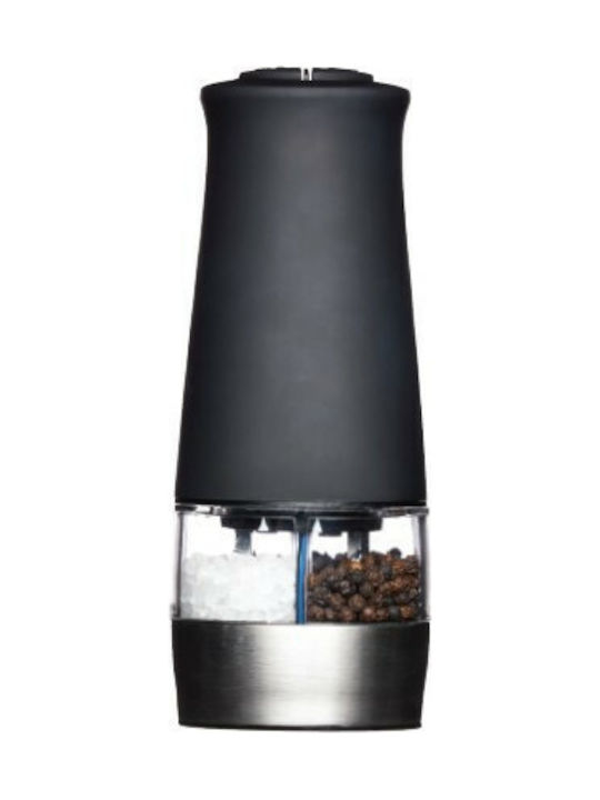Kitchen Craft Masterclass Ηλεκτρικός Μύλος Μπαχαρικών 2 Θέσεων Πλαστικός σε Μαύρο Χρώμα 17cm