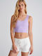 Women's Terry Sporty Shorts White