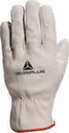 Delta Plus Αδιάβροχα Γάντια Εργασίας Δερμάτινα Λευκά