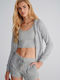 Women's Terry Sporty Shorts Grey Melange