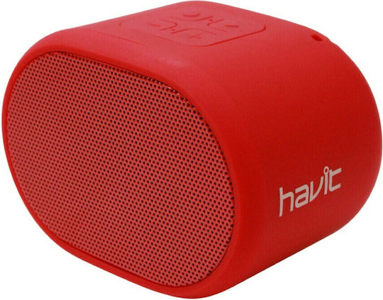 Havit HV-SK592BT Bluetooth-Lautsprecher 3W mit Akkulaufzeit bis zu 7 Stunden Rot