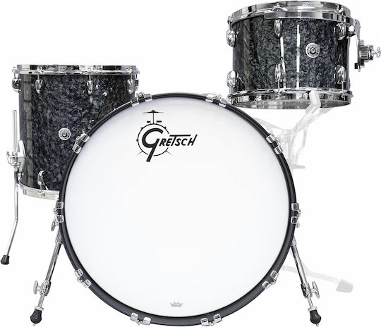 Gretsch Brooklyn Shell 3-piece Drum Set Deep Marine Black Pearl