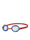 Arena Bubble 3 Kids Swimming Goggles with Anti-Glare Lenses Red
