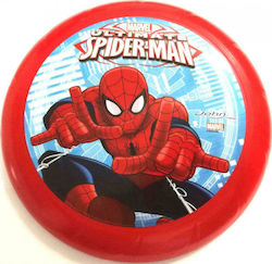 John Spider-Man Frisbee Πλαστικό Κόκκινο με Διάμετρο 23 εκ.