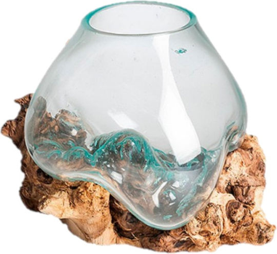 Decorative Vase Transparent 17x30x40cm
