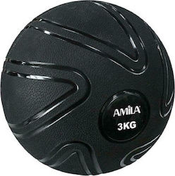 Amila Μπάλα Slam 0.3cm 3kg σε Μαύρο Χρώμα
