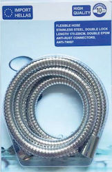 Import Hellas 19 14613 Duschschlauch Spirale Inox 175cm Silber