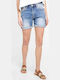 Funky Buddha Women's Bermuda Shorts Jean Blue