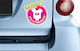 Baby on Board Sign with Sticker No 49 Pink