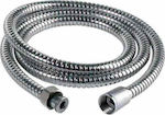 Metallic Shower Hose Silver 150cm (1/2")