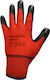 Bormann BPP217 Γάντια Εργασίας Νιτριλίου Κόκκινα